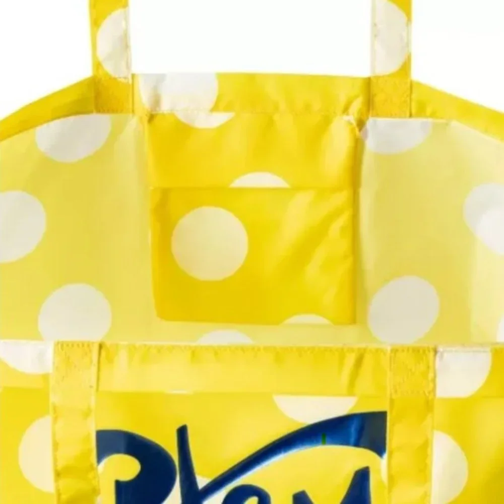 NWT 'Stay Focused' Packable Tote Bag Yellow - Tabitha Brown for Target